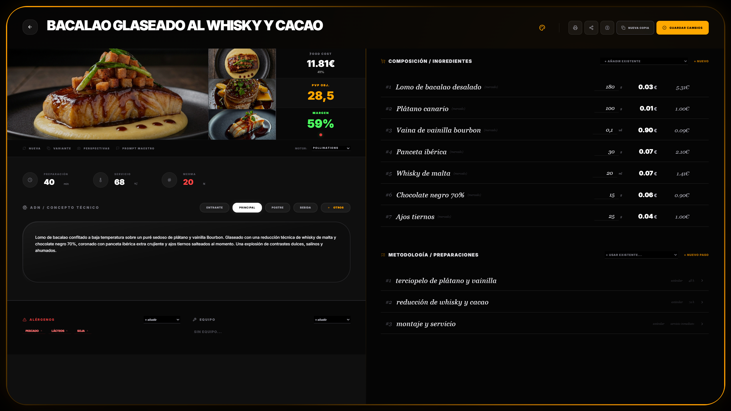 Ficha técnica generada